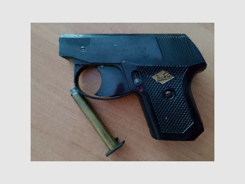 Alte Perfecta Mod S Schreckschuss Kal. 6 mm Knall Flobert/ PTB 7-69!