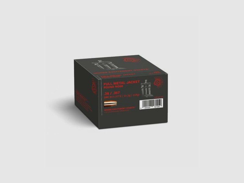 GECO Bullets FMJ FN .357/9mm 10.2g/158gr