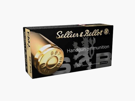 S&B CARTRIDGES 357 SIG FMJ 140 QT 50