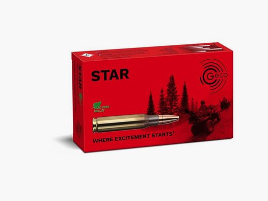 Geco	 Geco Star 10,7g / 165grs .308Win Bleifrei 20 Stk