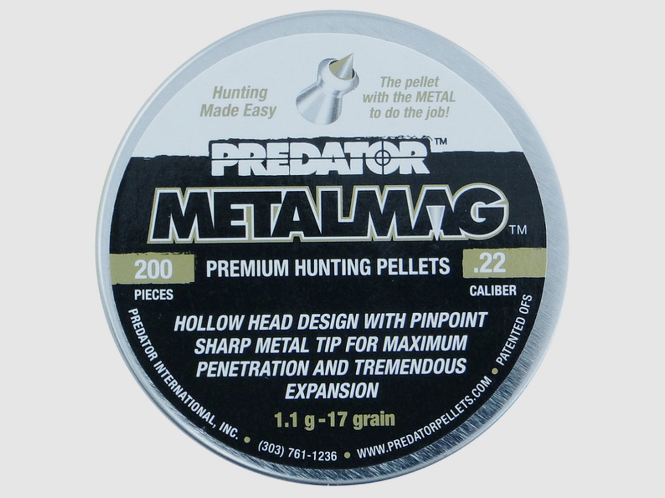 Śrut Predator Metalmag kal. 5,5 mm op. 200 sztuk