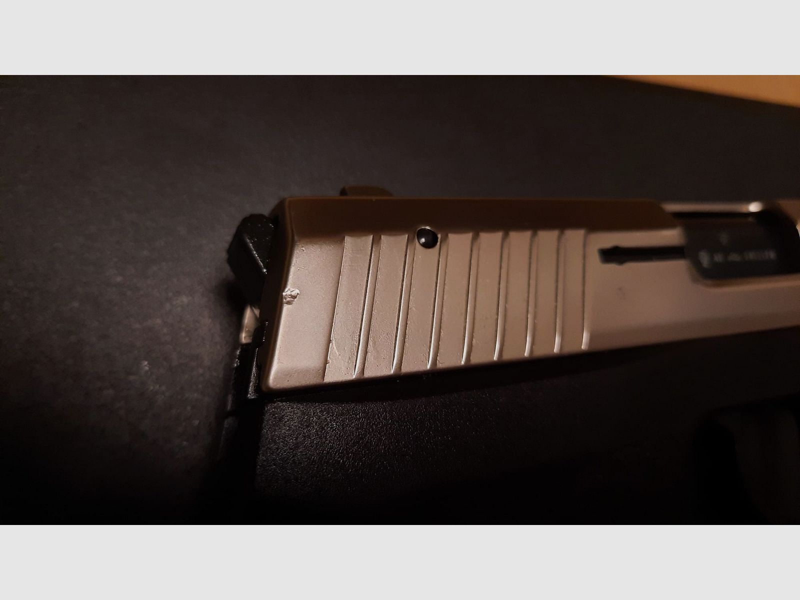 Röhm RG96 Match Nickel Schreckschuss Pistole Kal. 9mm P.A.K. mit 1 extra Magazin
