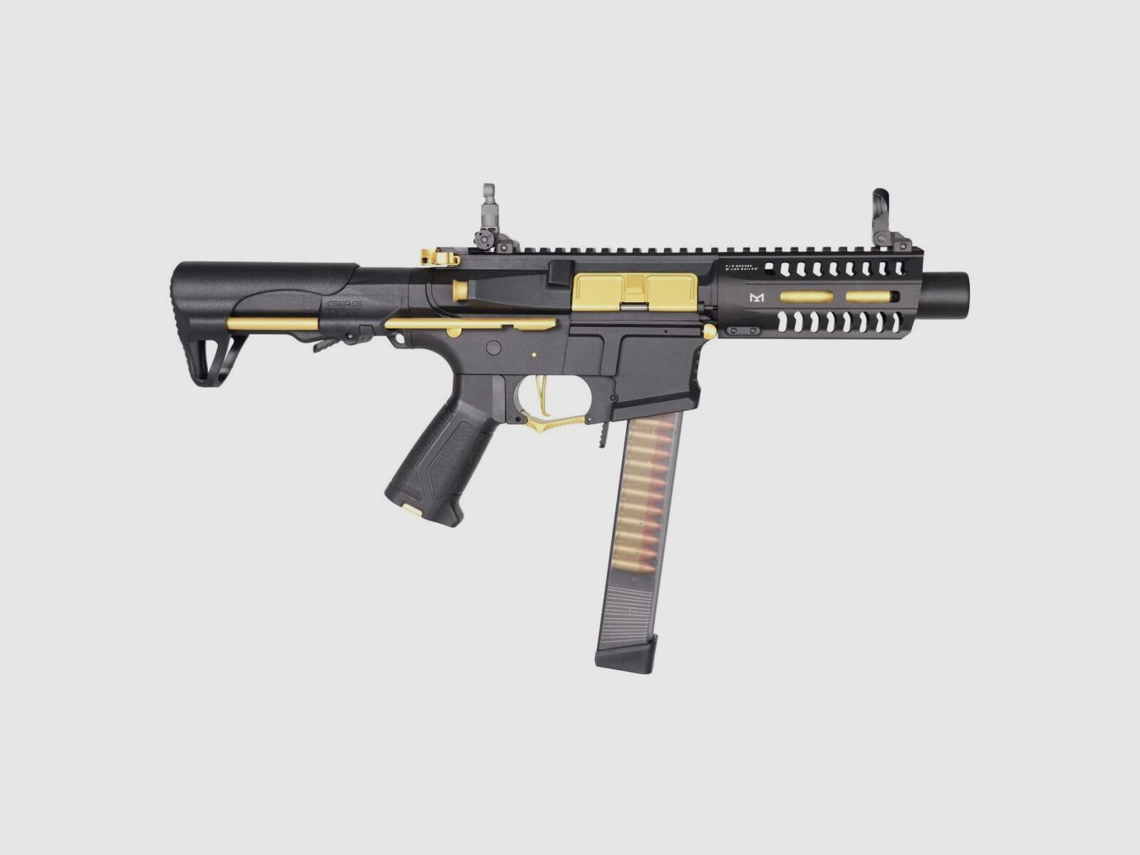 G&G ARP 9 Stealth - Or avec ETU Airsoft Libre à partir de 18 - S-AEG -F-, image 8 sur 8