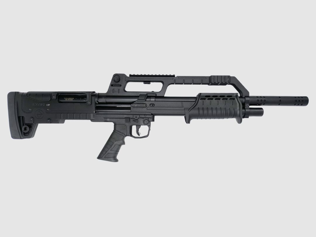 VORDERSCHAFTREPETIERFLINTE HATSAN ESCORT BULL TAC BLACK Kal. 12/76, Bild 1 von 3