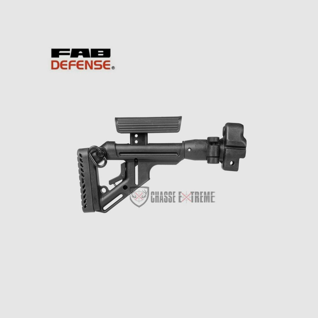 Culata Táctica Plegable Negra FAB DEFENSE para MP5, imagen 3 de 4