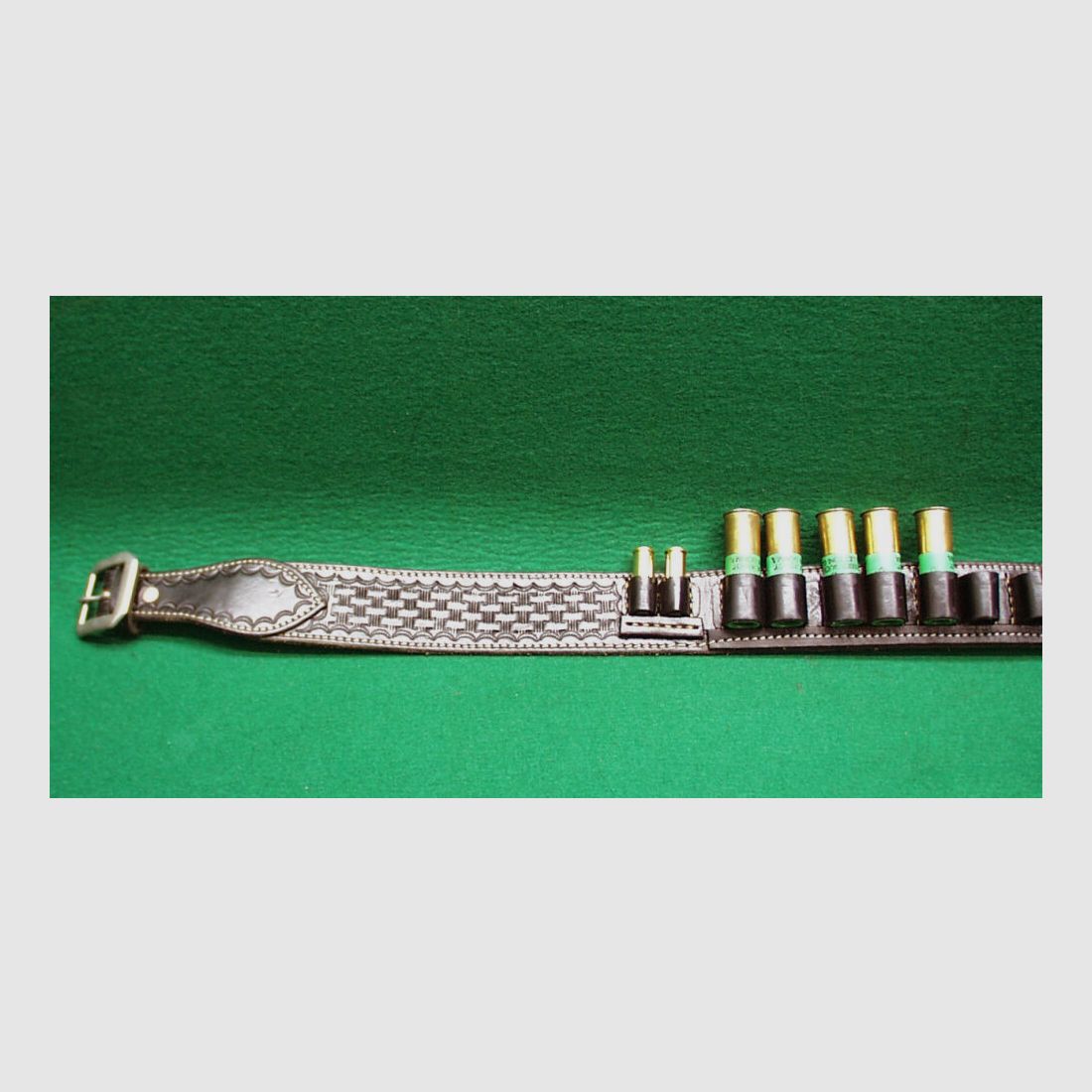 Custom Made Leder Gürtel, schwarz, 5cm breit