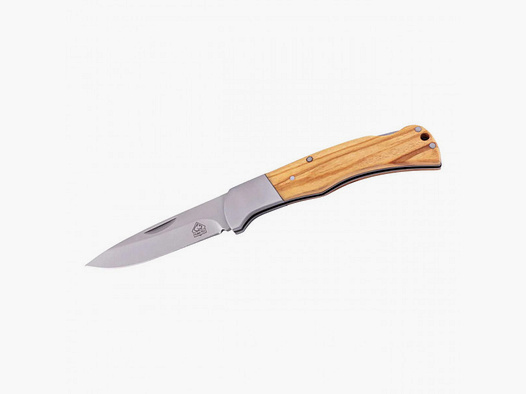Couteau de poche Puma TEC, bois d'olivier