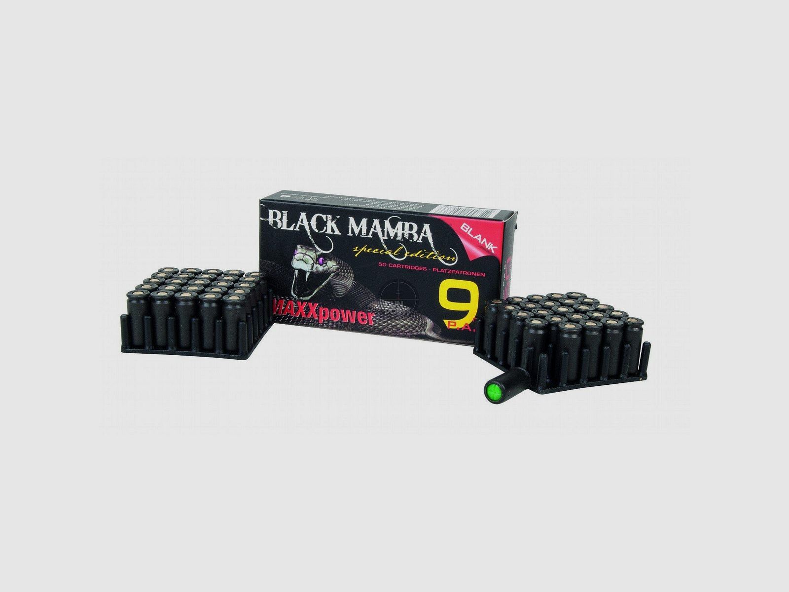 Victory Black Mamba MAXXPOWER - Cartucce a salve 9 mm P.A.K - 50 pz