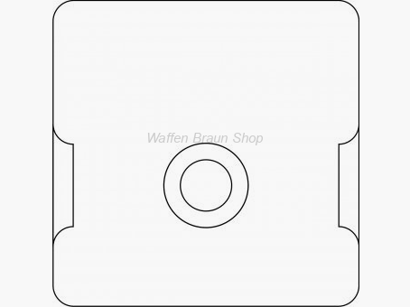 Kartenhalter witterungsbeständig durch Kunststoffbeschichtungdoppe