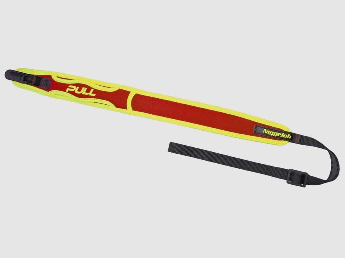 Niggeloh Gewehrgurt PULL mit SV Neopren TRAIL gelb rot