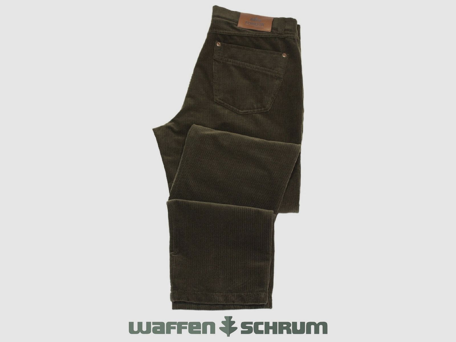 Foresta Cordhose Five Pocket Grün