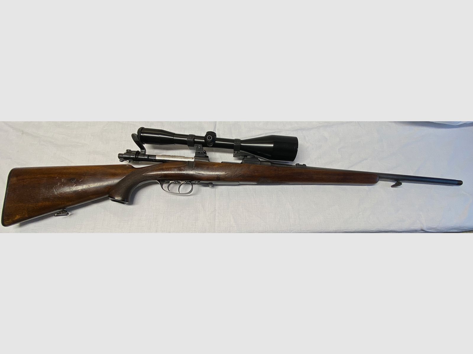 Ferlacher Repetierbüchse 8x57 IS, Repetierer, Repetiergewehr mit Mündungsgewinde f. Schalldämpfer, Zielfernglas 8x56, Neubeschuss 2021