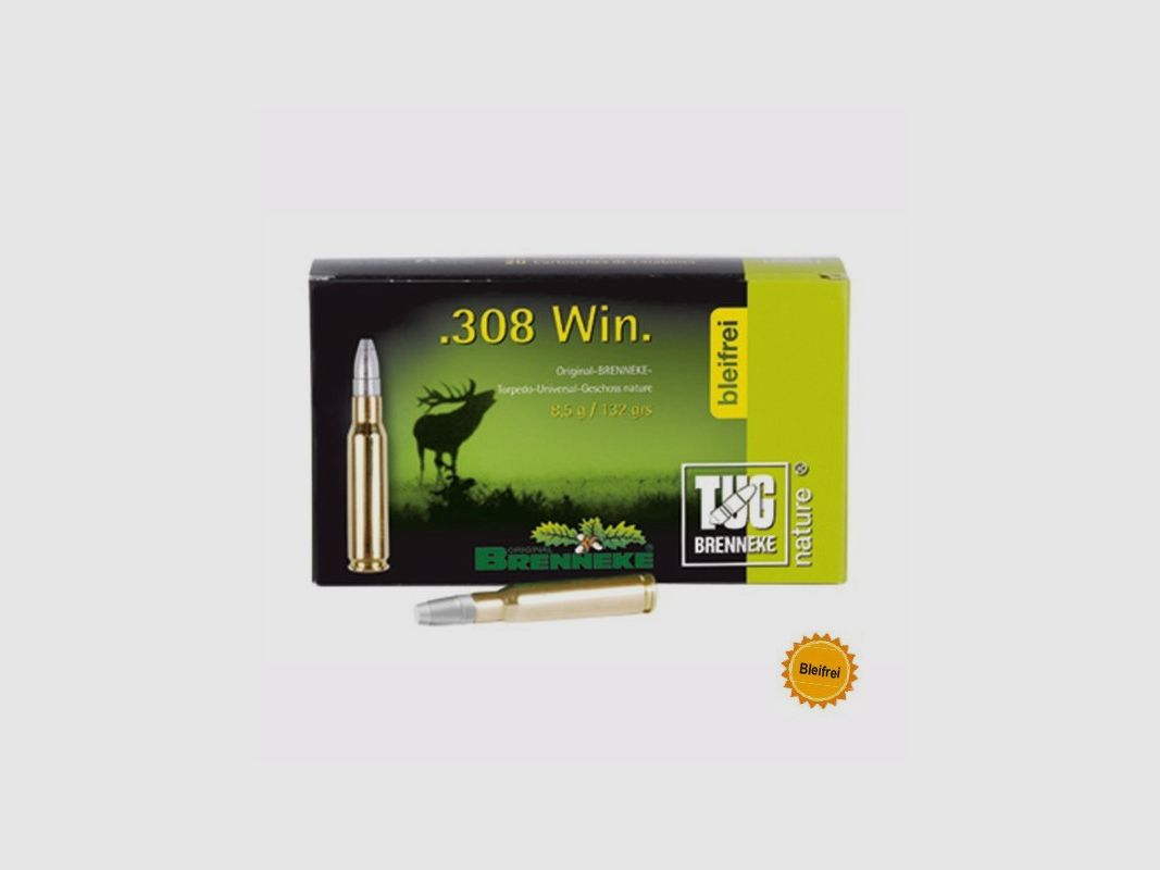 Brenneke .308 Win TUG nature+ 147 gr