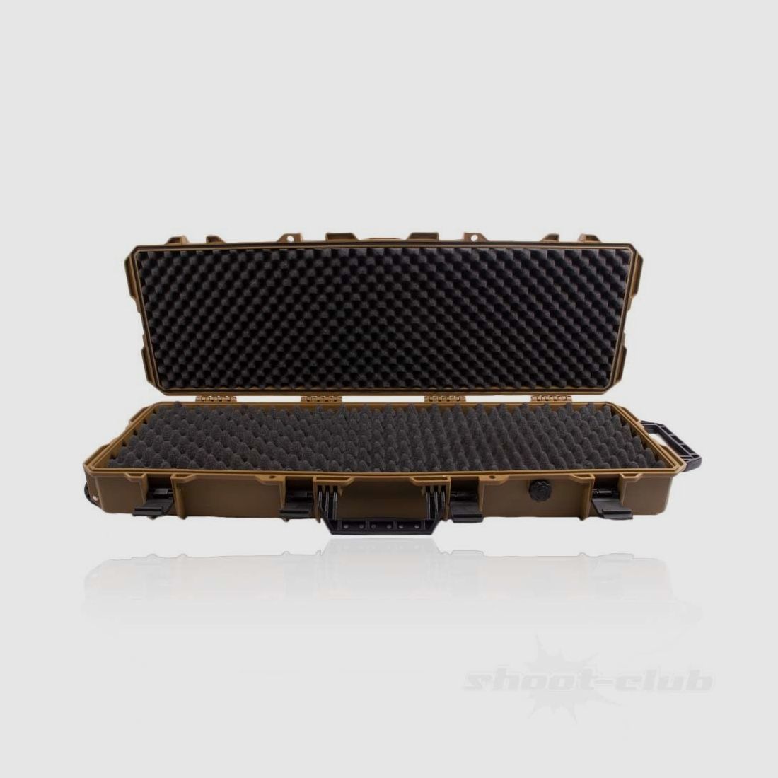Phylax Waffenkoffer 100 cm Wave Foam / RAL8000