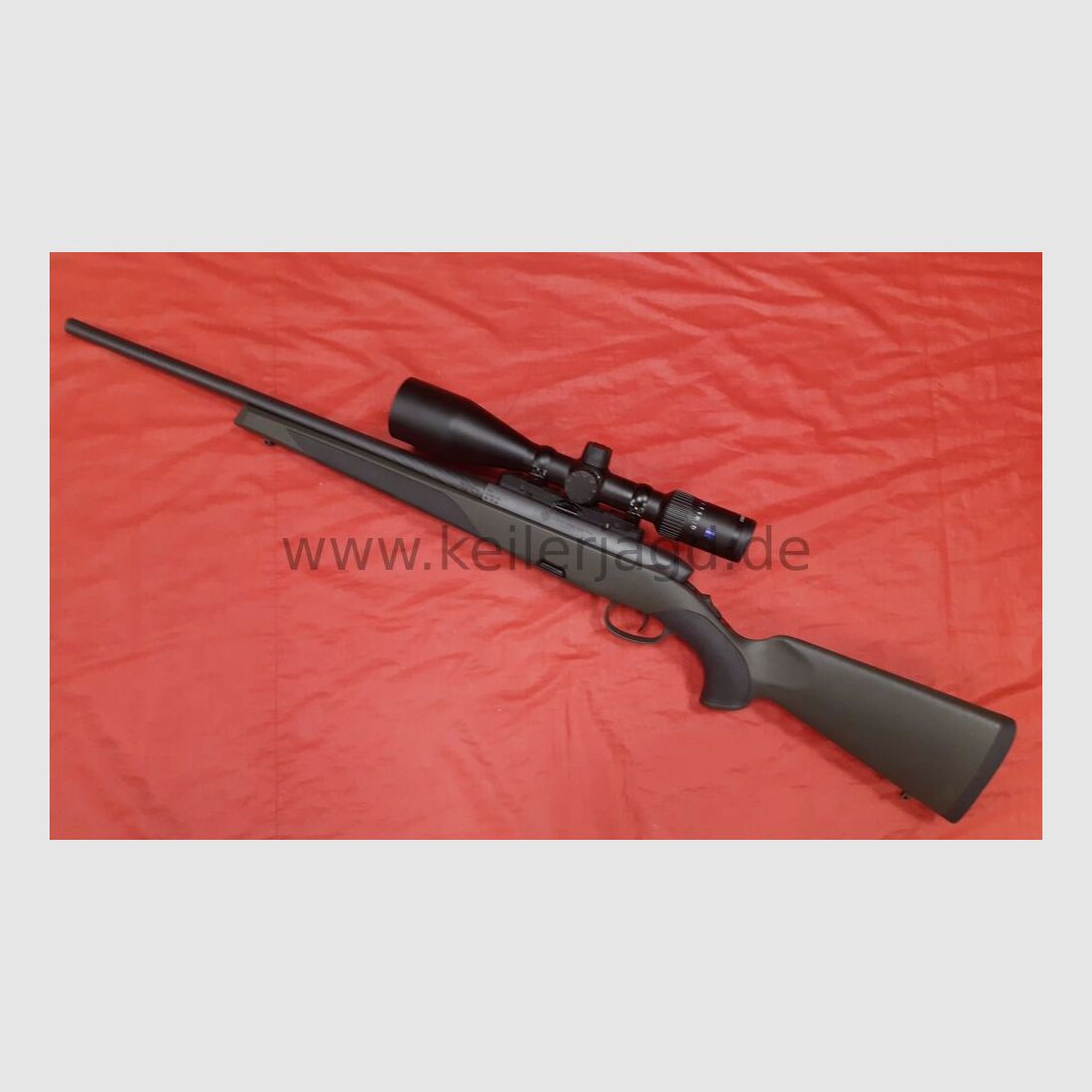 Steyr Mannlicher SM12 SX Goiserer Kal. 8x57IS   51cm Lauf, Gewinde M15x1	 Dentler-Montage, Zeiss Conquest V4 3-12x56 LP 60