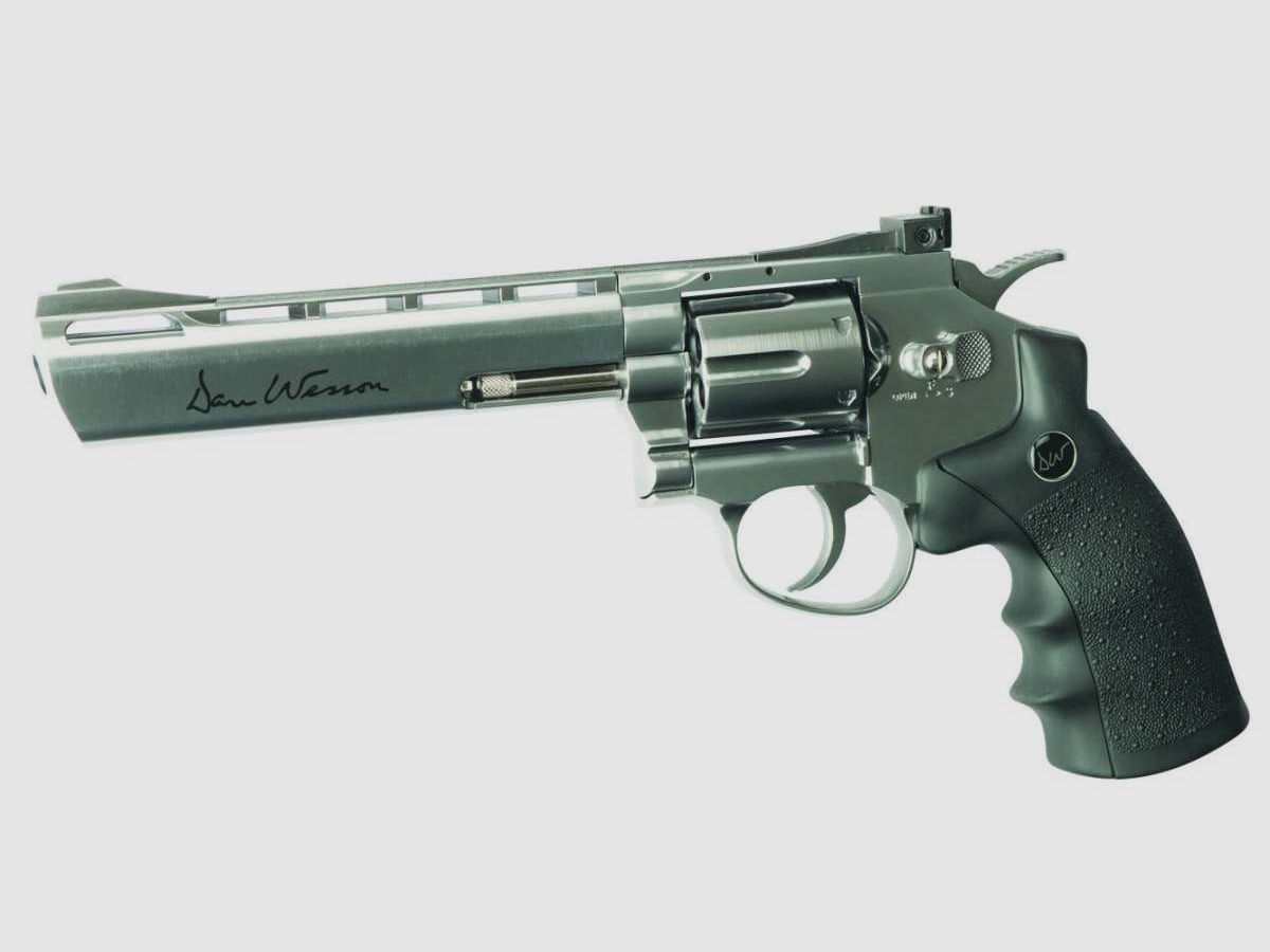REVOLVER GNB DAN WESSON 6'' CROMO OPACO 4,5 CO2-BBS
