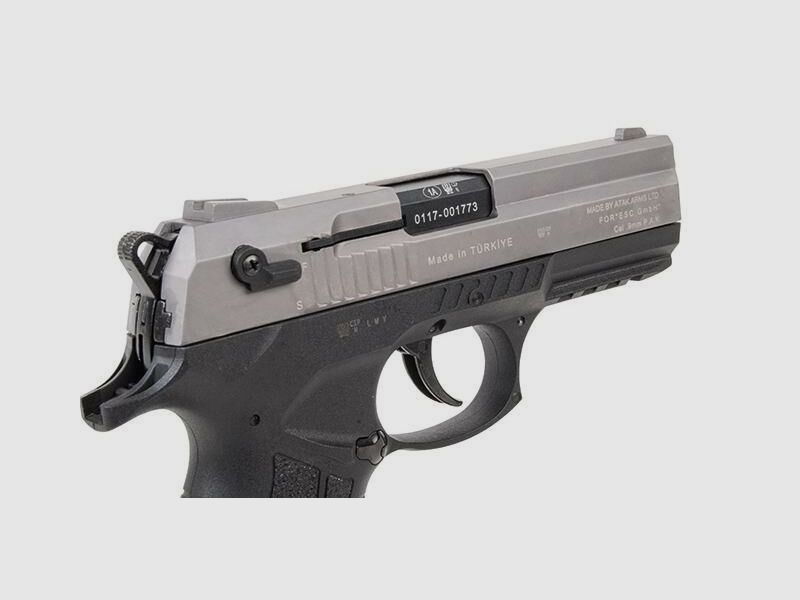 Zoraki 2918 blank firing pistol cal. 9mm P.A.K. - titanium