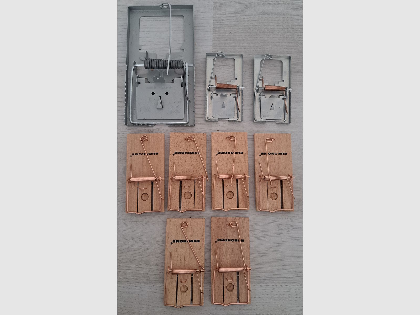 9x lot de pièges à souris