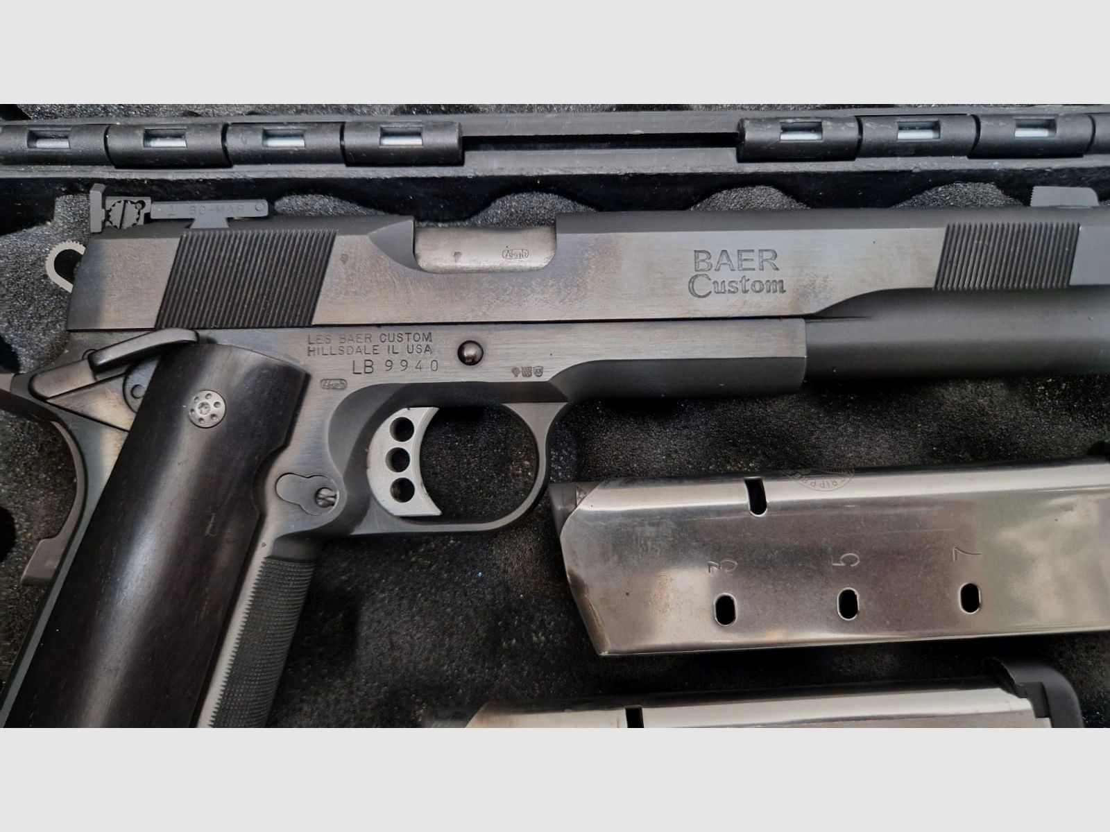 Les Baer Premier II 1911 Kaliber .45 ACP – Top-Zustand – Pistole inkl. Koffer & 2 Magazine