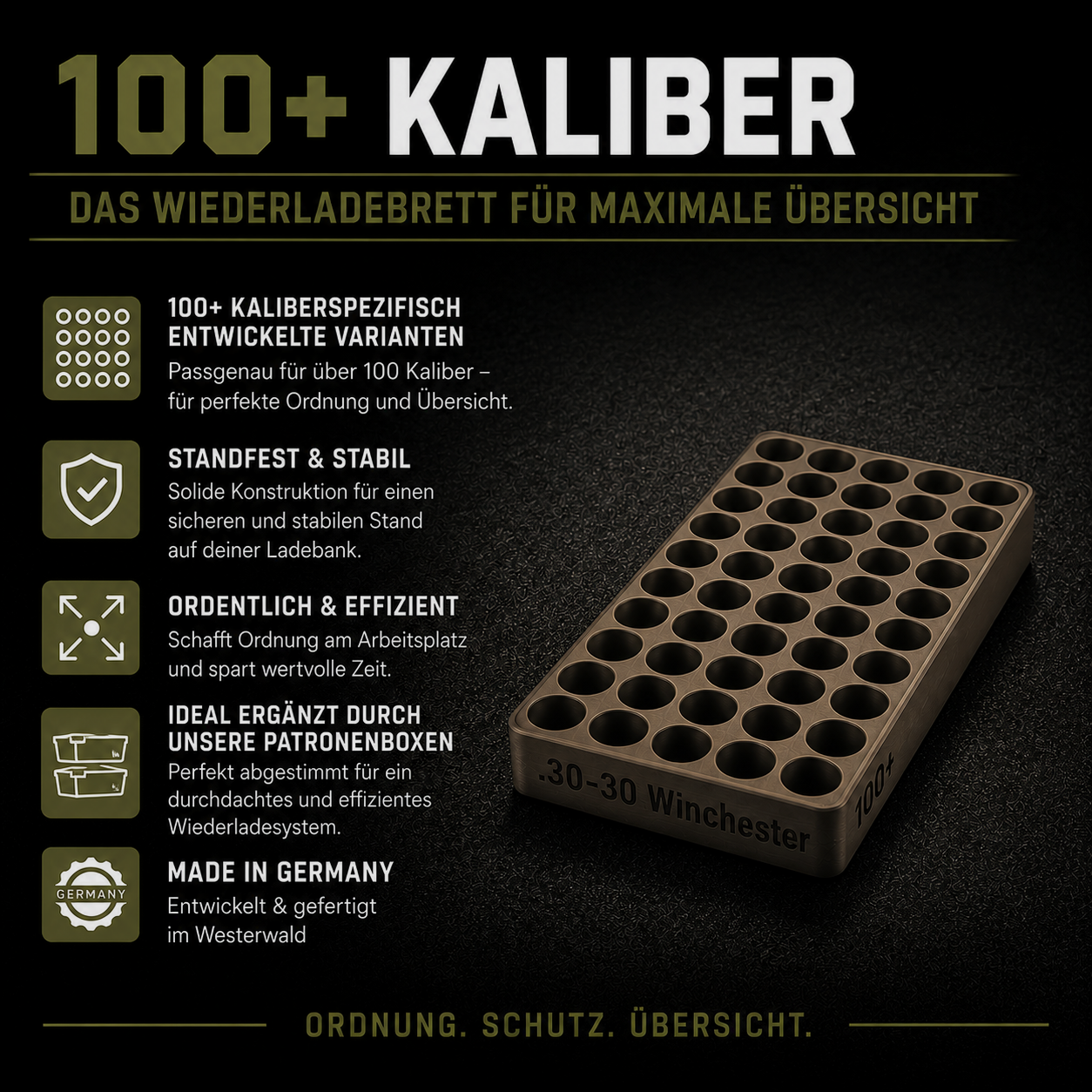 Filamelt - Premium Reloading Tray .50 Beowulf