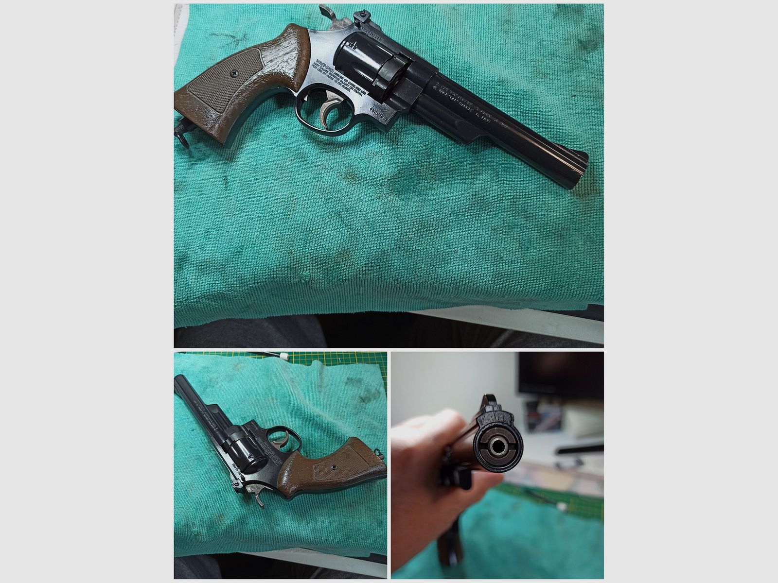 Vintage: 2 x CO2 Revolver "Daisy" Powerline 44 Diabolo 4.5