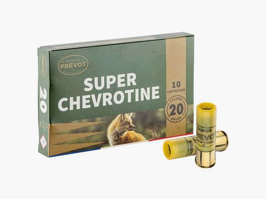 Cartouches Prevot super chevrotine - Cal. 20/70 - 20/70 - 21 Grains