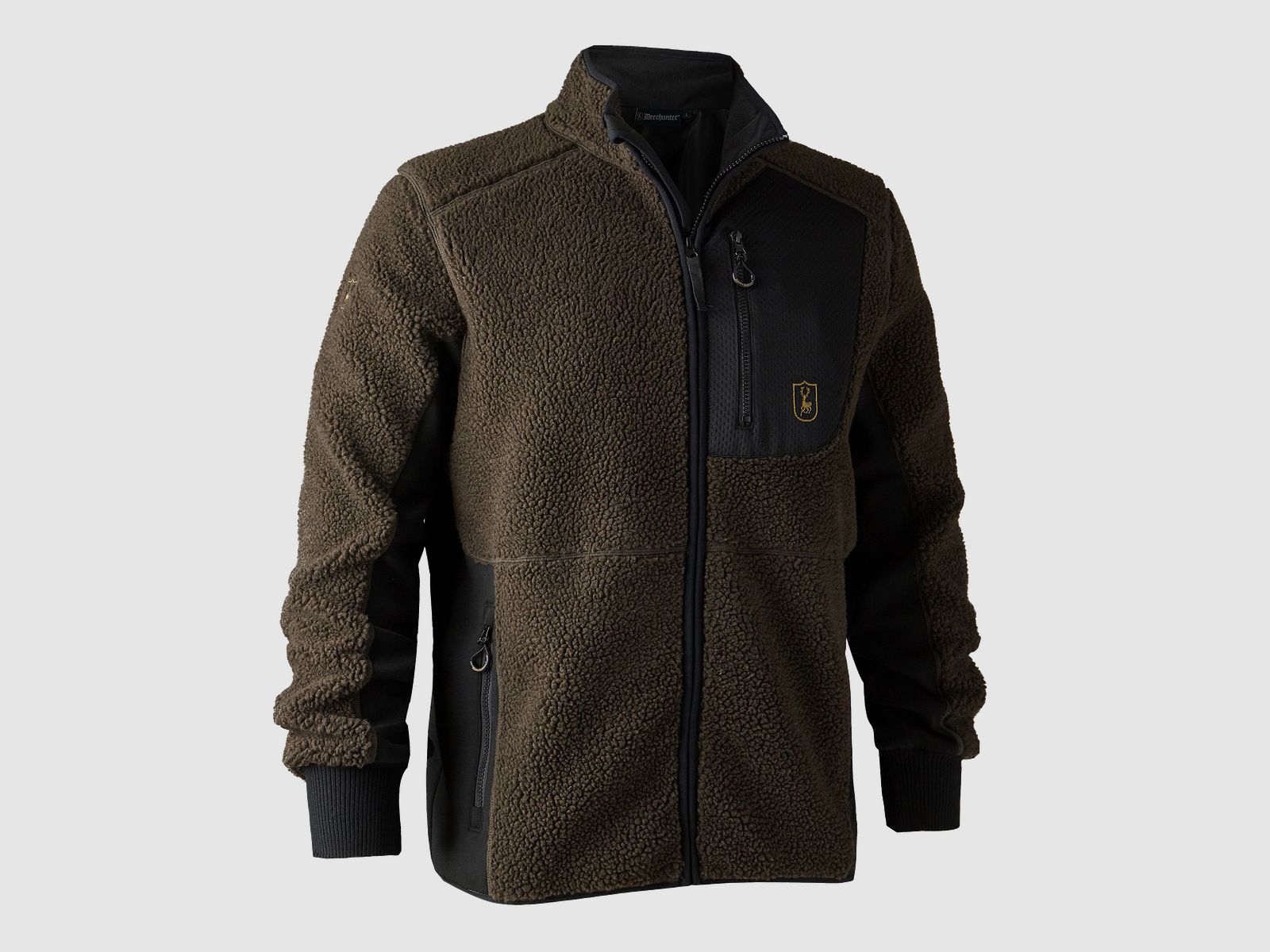 Deerhunter Rogaland Fiber Pile Jacket Marrón Chocolate 4XL