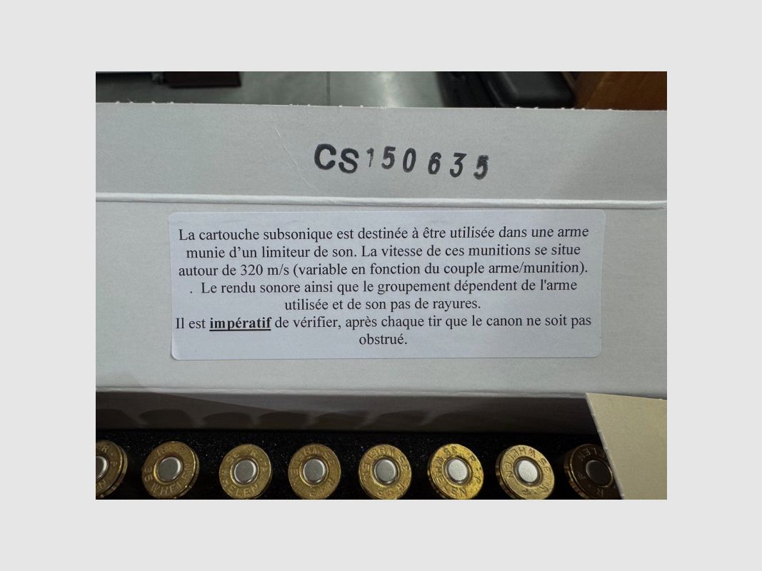 Sologne Subsonisch 35 Whelen 200 grs (x20), Bild 4 von 4