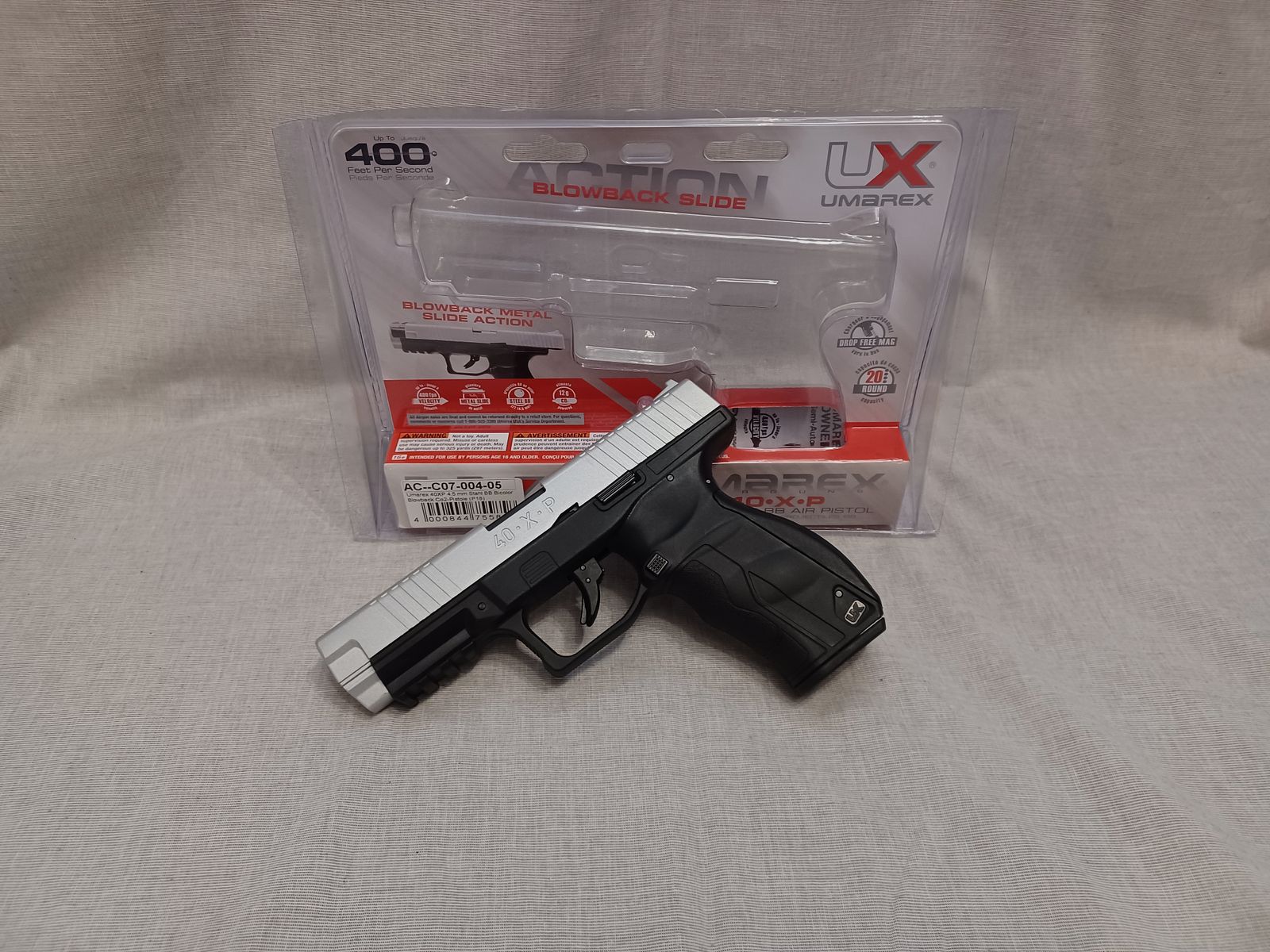 Umarex 40XP / 4,5 mm BB / BlowBack / CO2 / Pistole / OVP (30)