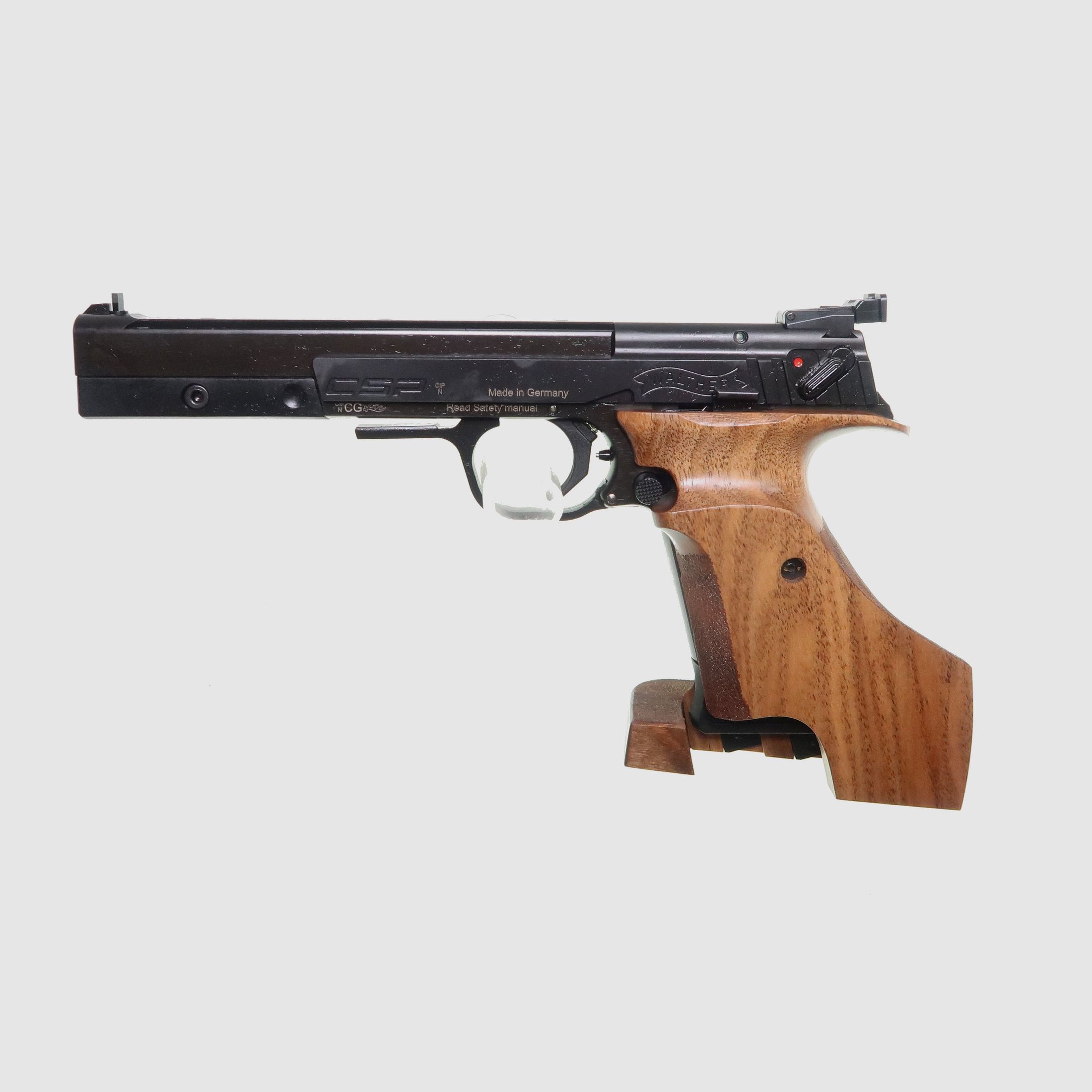 Walther CSP Expert Nussbaum Gr.M rechts, Kaliber .22lr.
