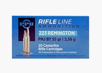 PPU .223 Rem. 3,56g 55gr FMJ BT