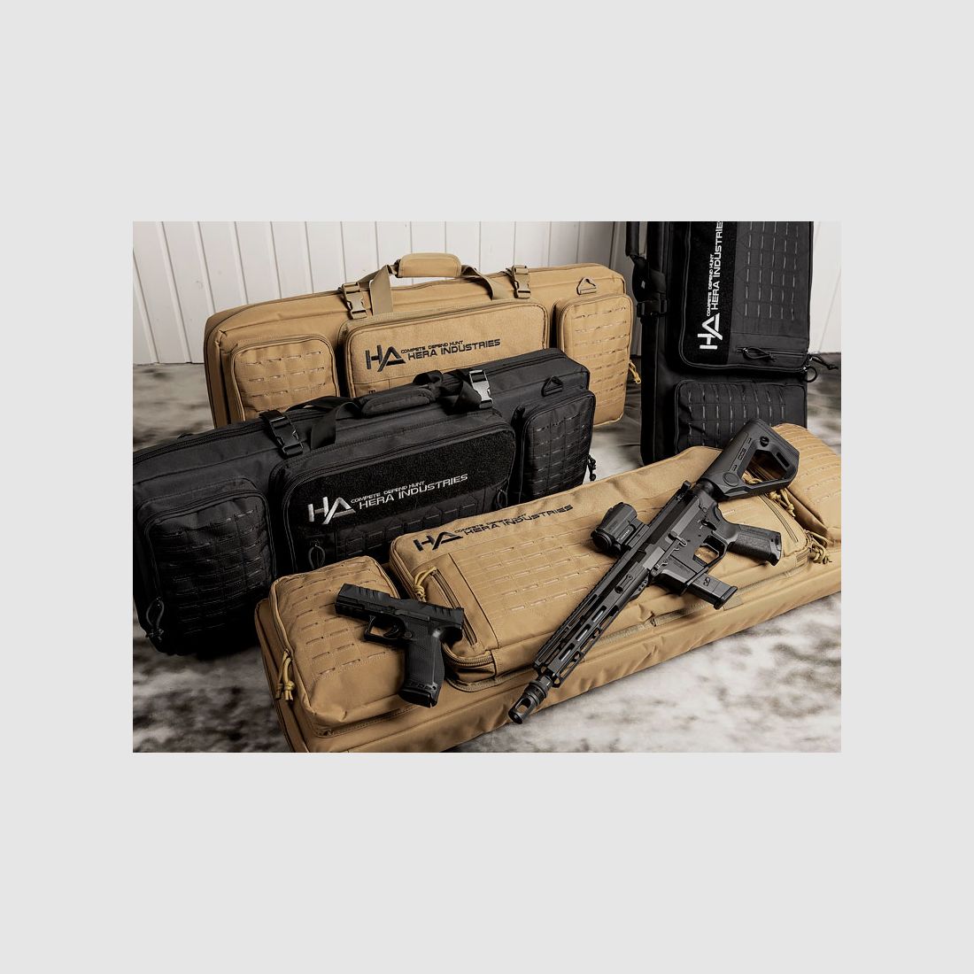 Bolsa para Rifle HERA ARMS CORTA Negra