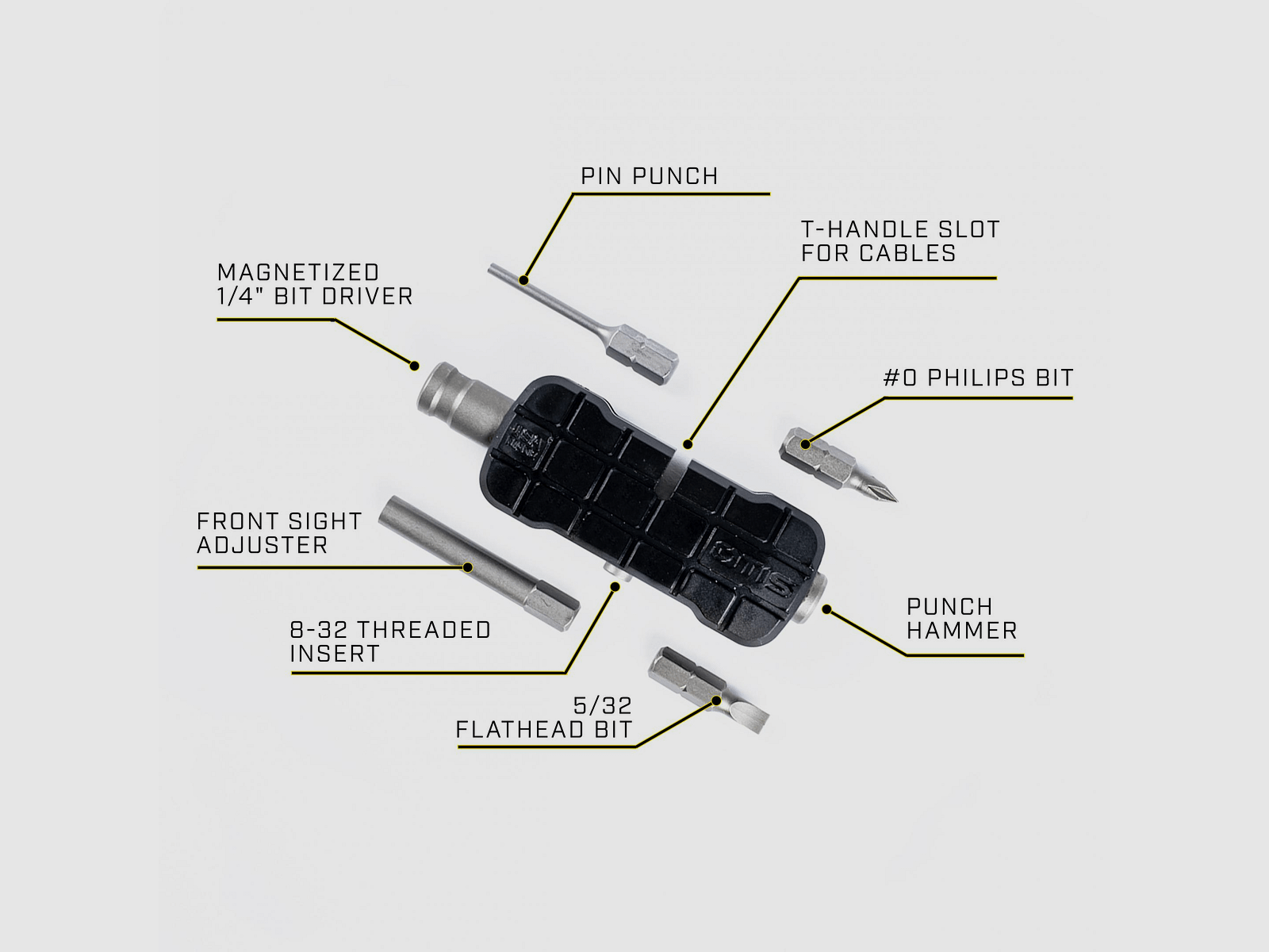 Otis 8-in-1 Pistol T-Tool für Glock