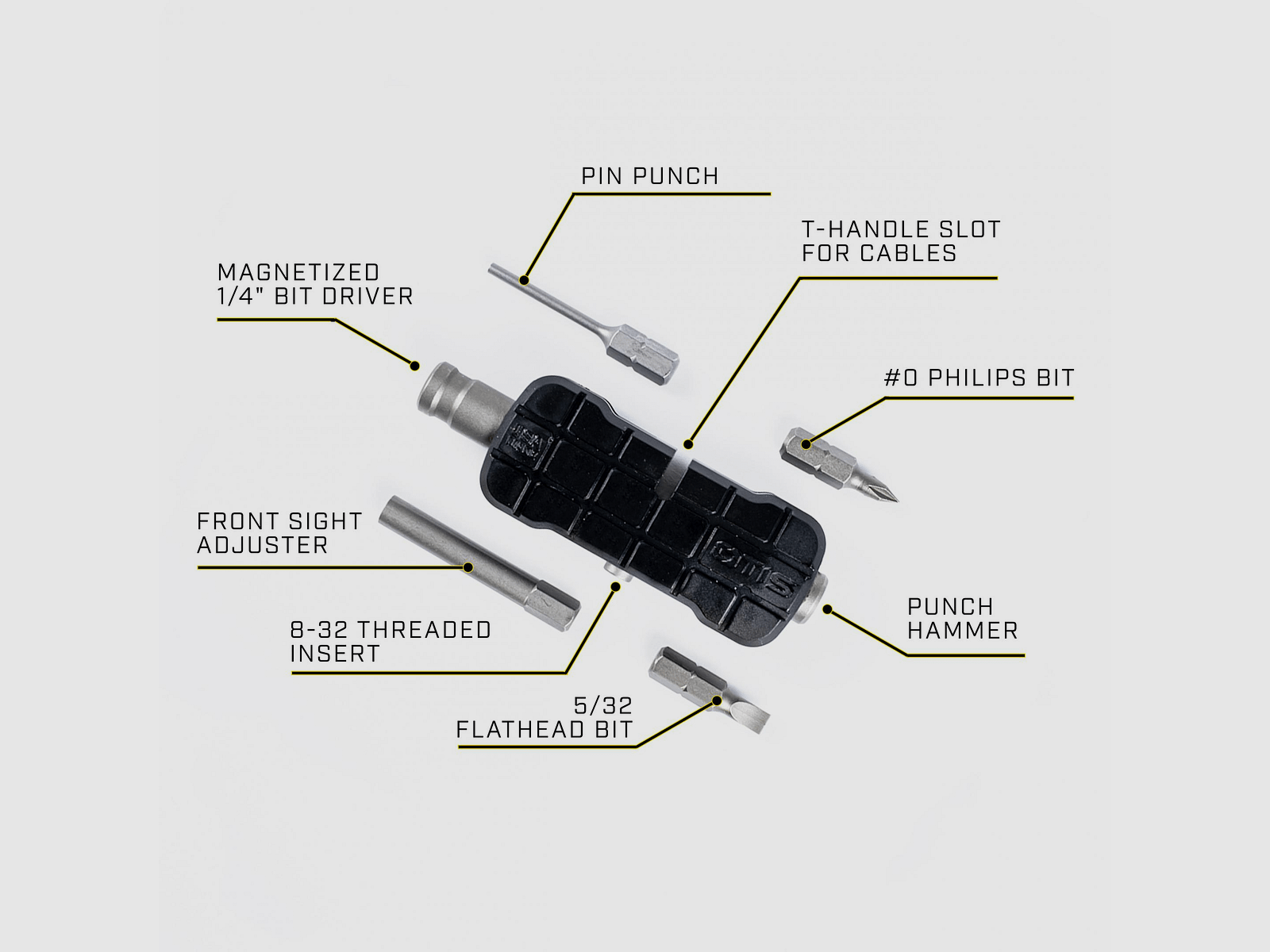 Otis 8-w-1 Pistol T-Tool dla Glock