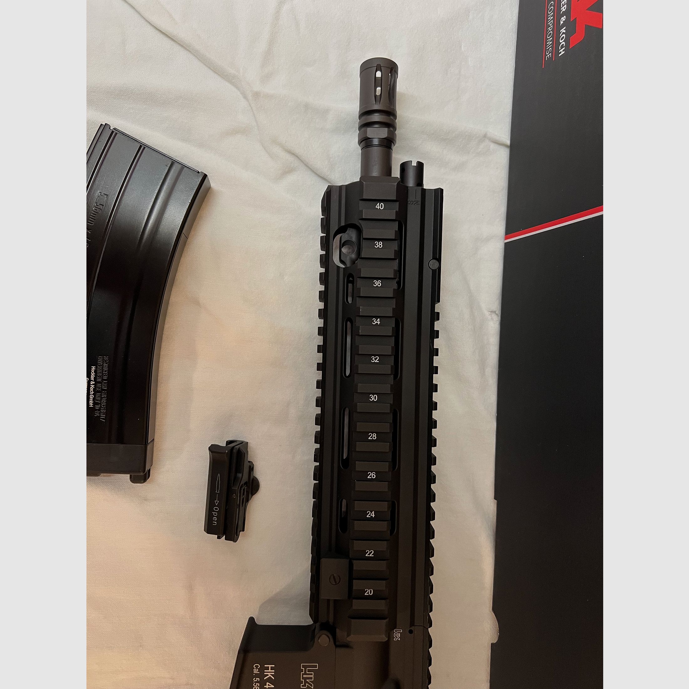 Umarex VFC Heckler & Koch HK416 A5 Airsoft Vollmetall Gas-Blow-Back 6mm BB nero - Generazione 3 nuovo leggermente graffiato handguard NP 650€