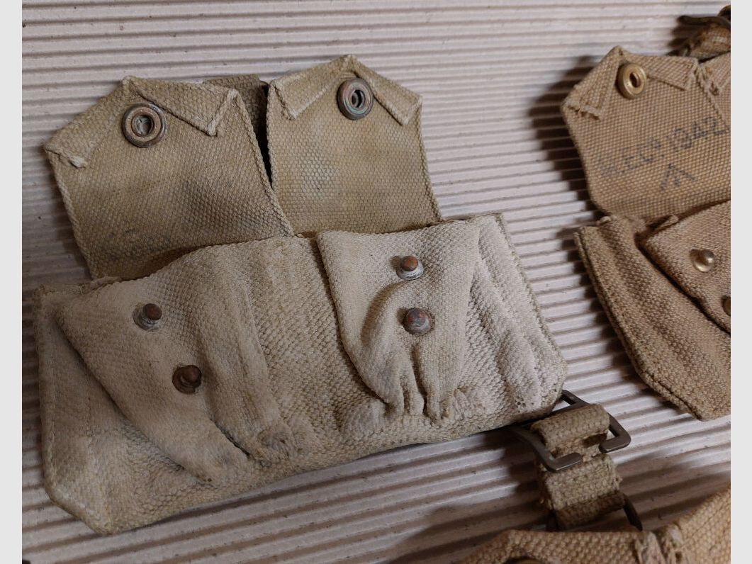 Bolsa de cartuchos Enfield British Smle Lee Enfield No1 MKIII, bolsa de cargador