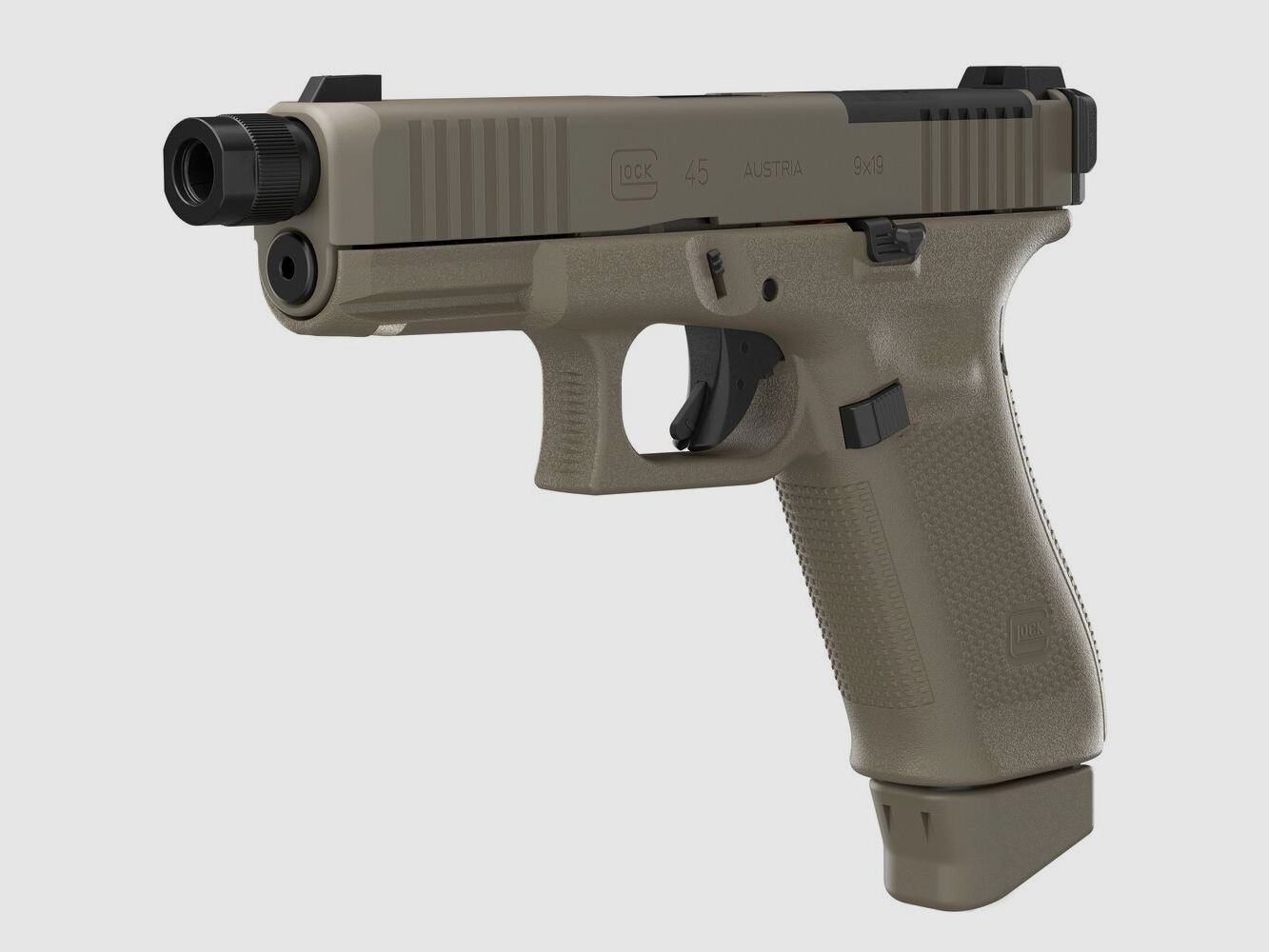 Glock Pistole 45 Gen5/MOS Hunter Edition 9 mm Luger