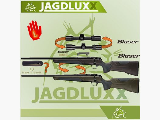 Rifle Blaser R8 Professional 2.0 para zurdos en Paquete Blaser