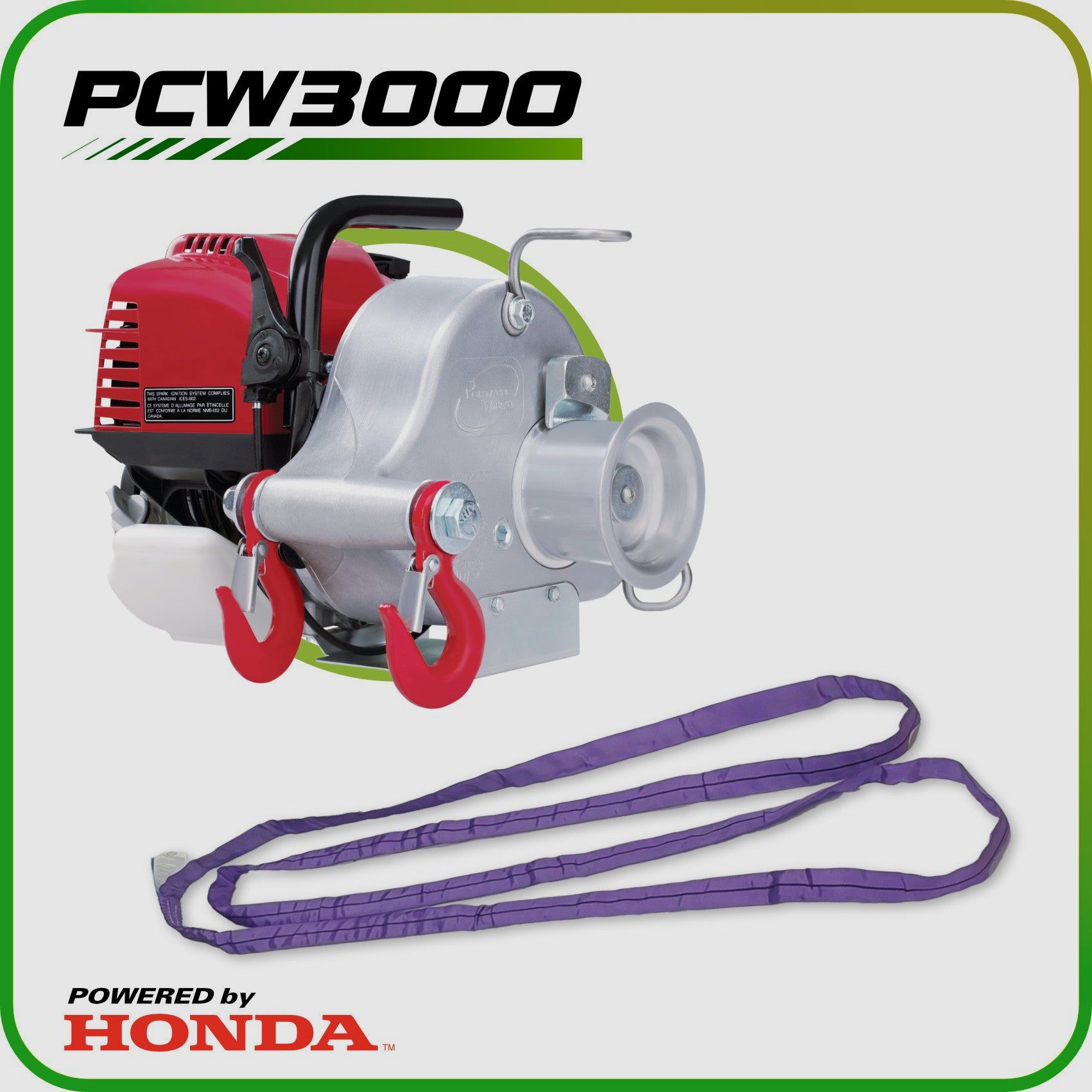 Portable Winch PCW3000 Gas Winch