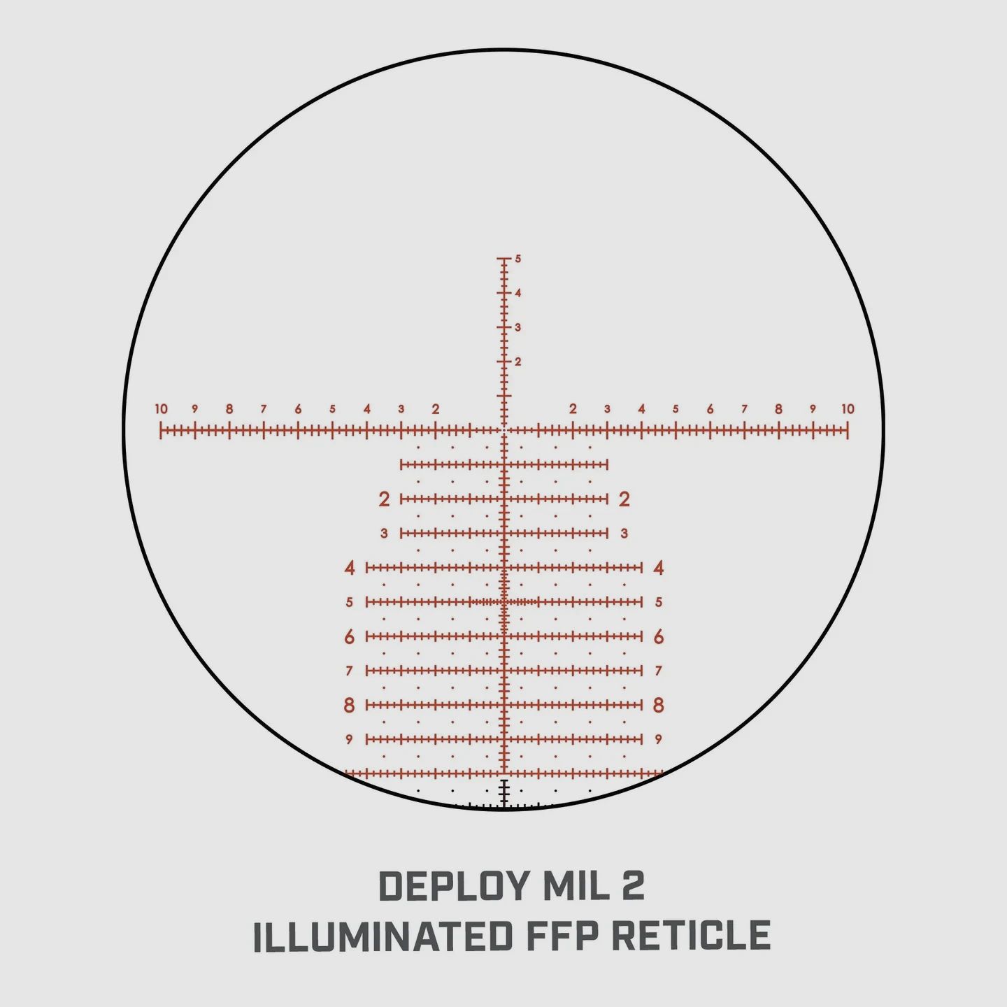 Bushnell Match Pro ED 5-30x56 FFP - Deploy MIL2 MRAD