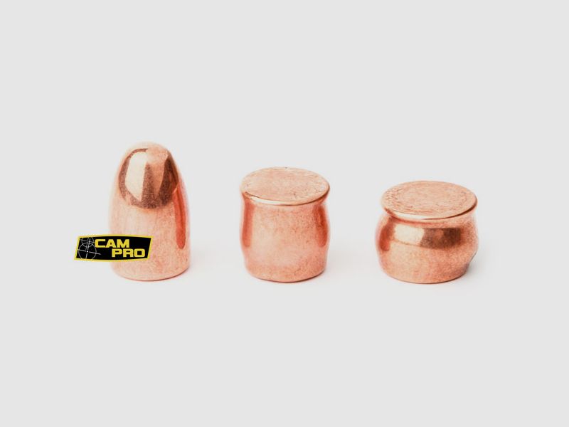 Proiettili Cam Pro RED Calibro 9mm 125 grains Rame RN da 5000, immagine 5 di 7