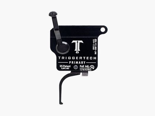 TRIGGERTECH Rem Model 7 Primary – Right – Straight Flat (PVD Black)