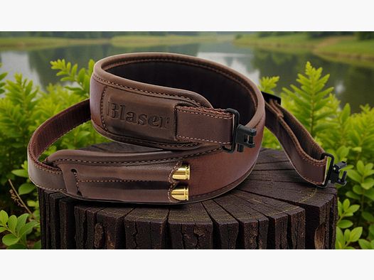 Blaser rifle sling leather | Brown