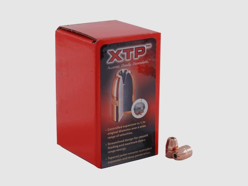 Hornady Geschoss .38/.357 FP/XTP mit Crimprille 125GR 100 Stück