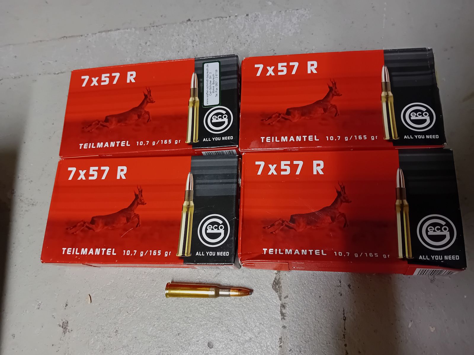 Geco 7x57 R Teilmantel 