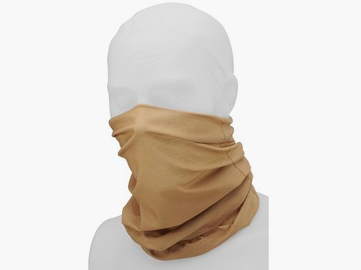 Multifunktionstuch (Schlauchschal / Balaclava) für Mund, Gesicht, Hals -Einheitsgröße- Camel (Beige)
