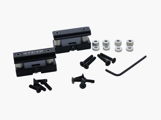 Visiererhöhungen 10,5mm für Steyr Pressluftgewehre LG88 / LG91 / LG100