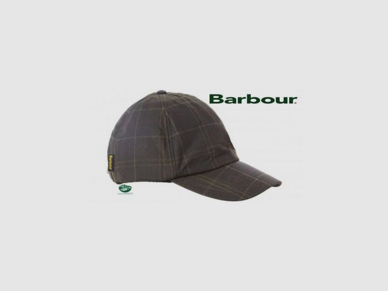 BARBOUR Hut Wachs mit Tartanrand