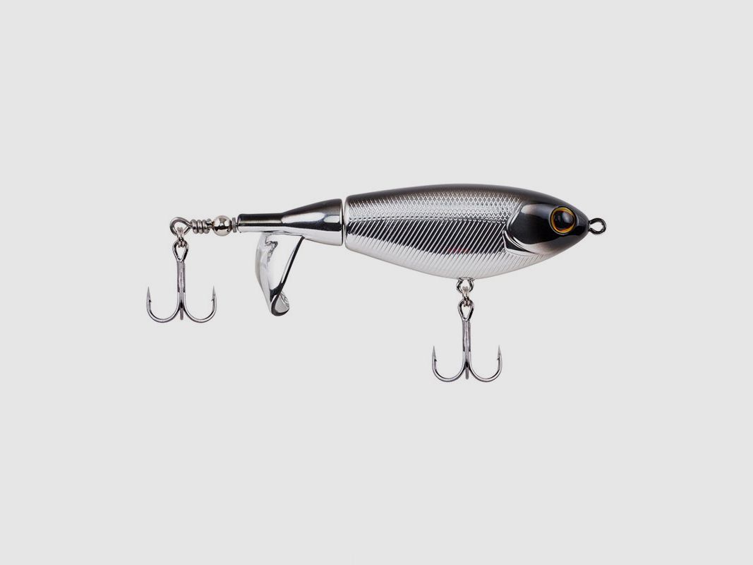 BERKLEY – CHOPPO 120 | TOP WATER | 4 5/7in | 120mm | 1oz | 28g | RATTLES | Schwarz Chrom, Bild 1 von 2