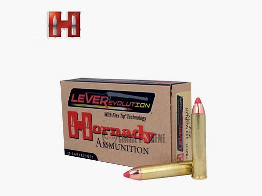 20 Munitions HORNADY Leverevolution 444 Marlin 265 Gr Ftx